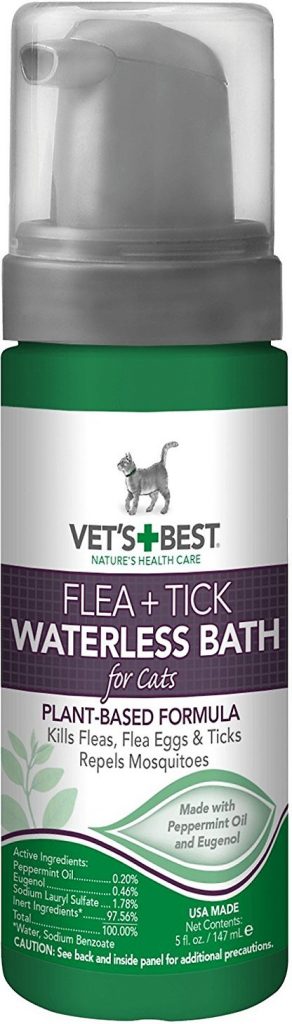 vets best waterless flea shampoo flea treatment